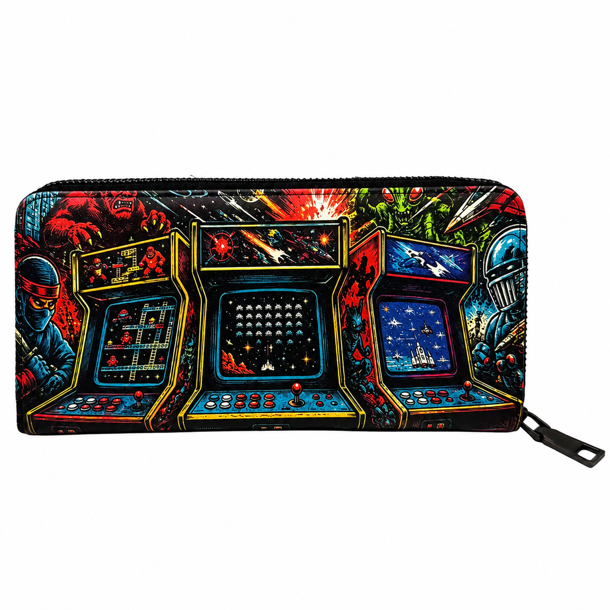 Wholesale ​Arcade After Dark Clutch Wallet - Shady Front