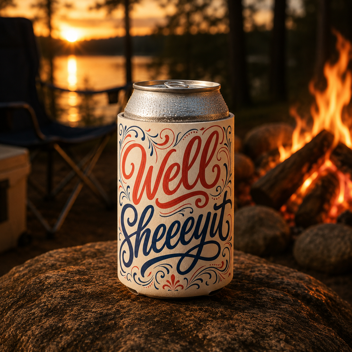 Wholesale ​Well Sheeeyit Can Cooler - Shady Front