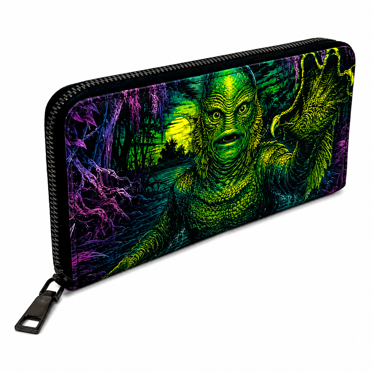 Wholesale ​Creature from the Black Lagoon Clutch Wallet - Shady Front