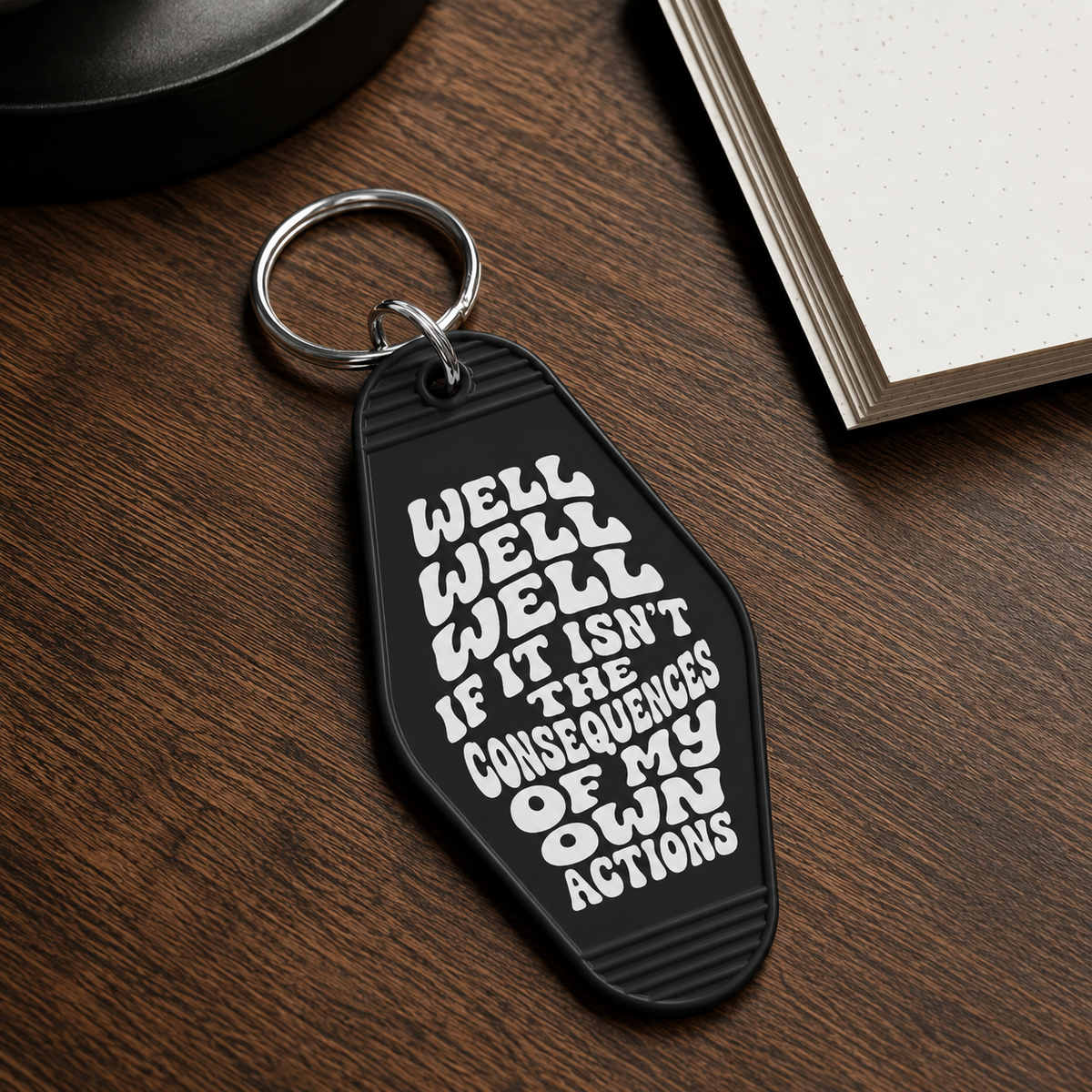 Wholesale ​Well If It Isn't the Consequences Room Keychain - Shady Front