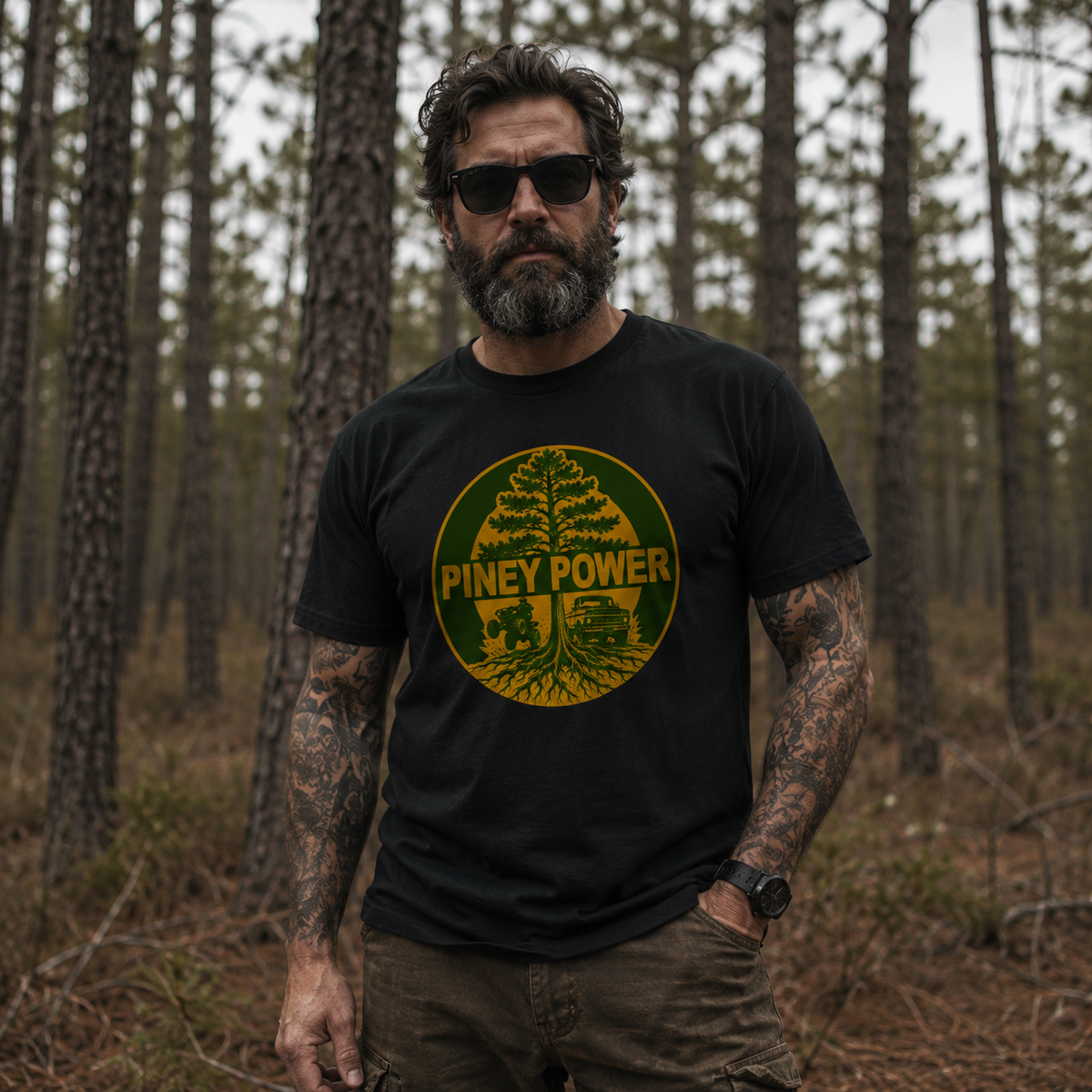 Wholesale ​Piney Power T-Shirt - Shady Front