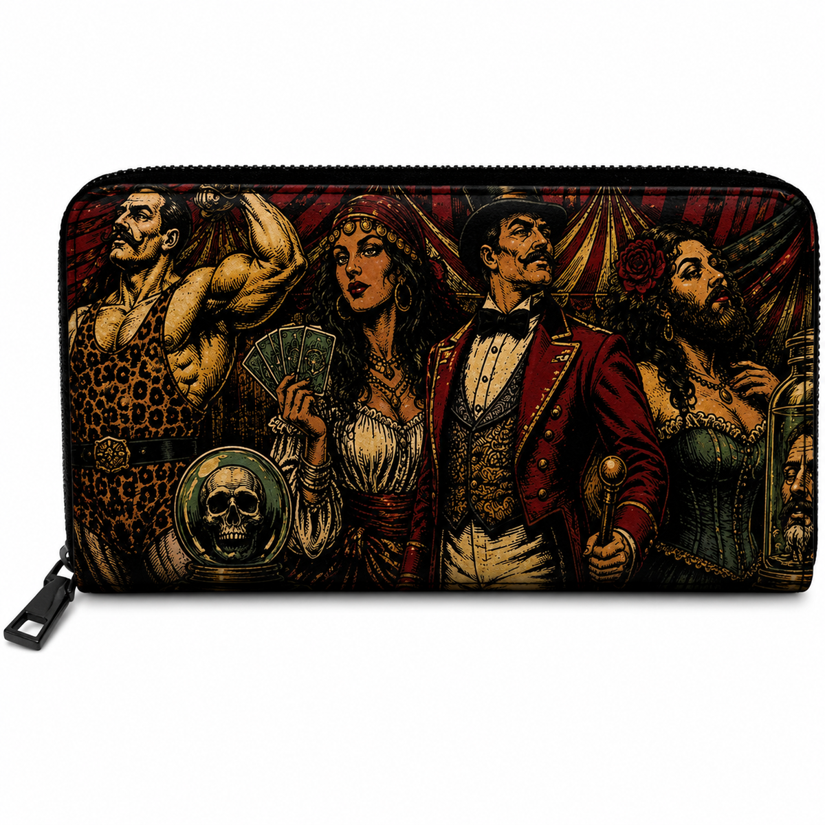 Wholesale ​Strange and Spectacular Oddities Clutch Wallet - Shady Front