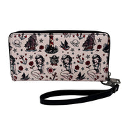 Wholesale ​Pirate Cats and Sailor Things Clutch Wallet - Shady Front