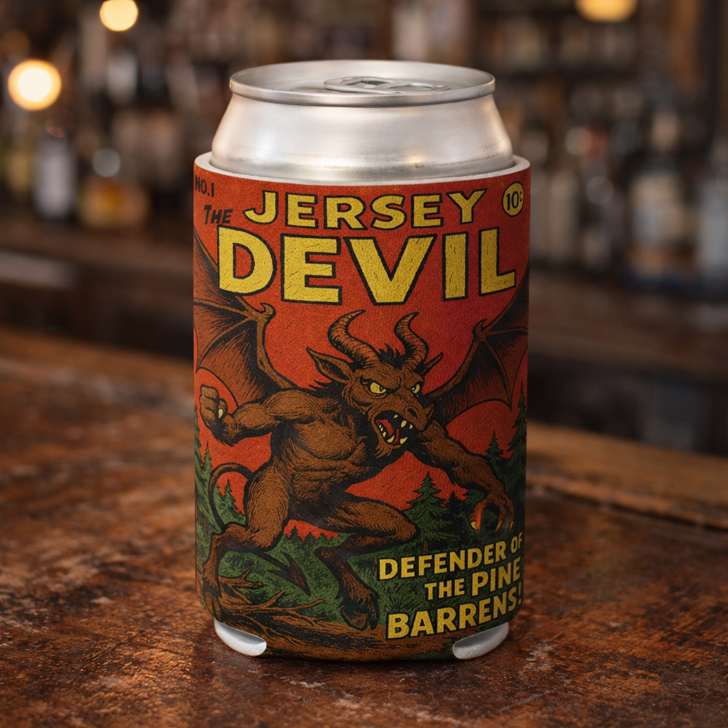 Wholesale ​Jersey Devil Number One Can Cooler - Shady Front