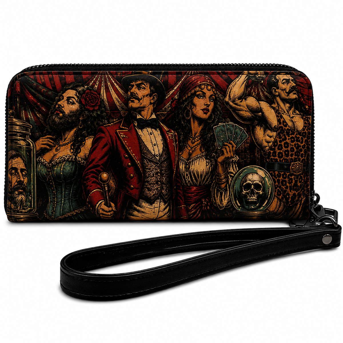 Wholesale ​Strange and Spectacular Oddities Clutch Wallet - Shady Front