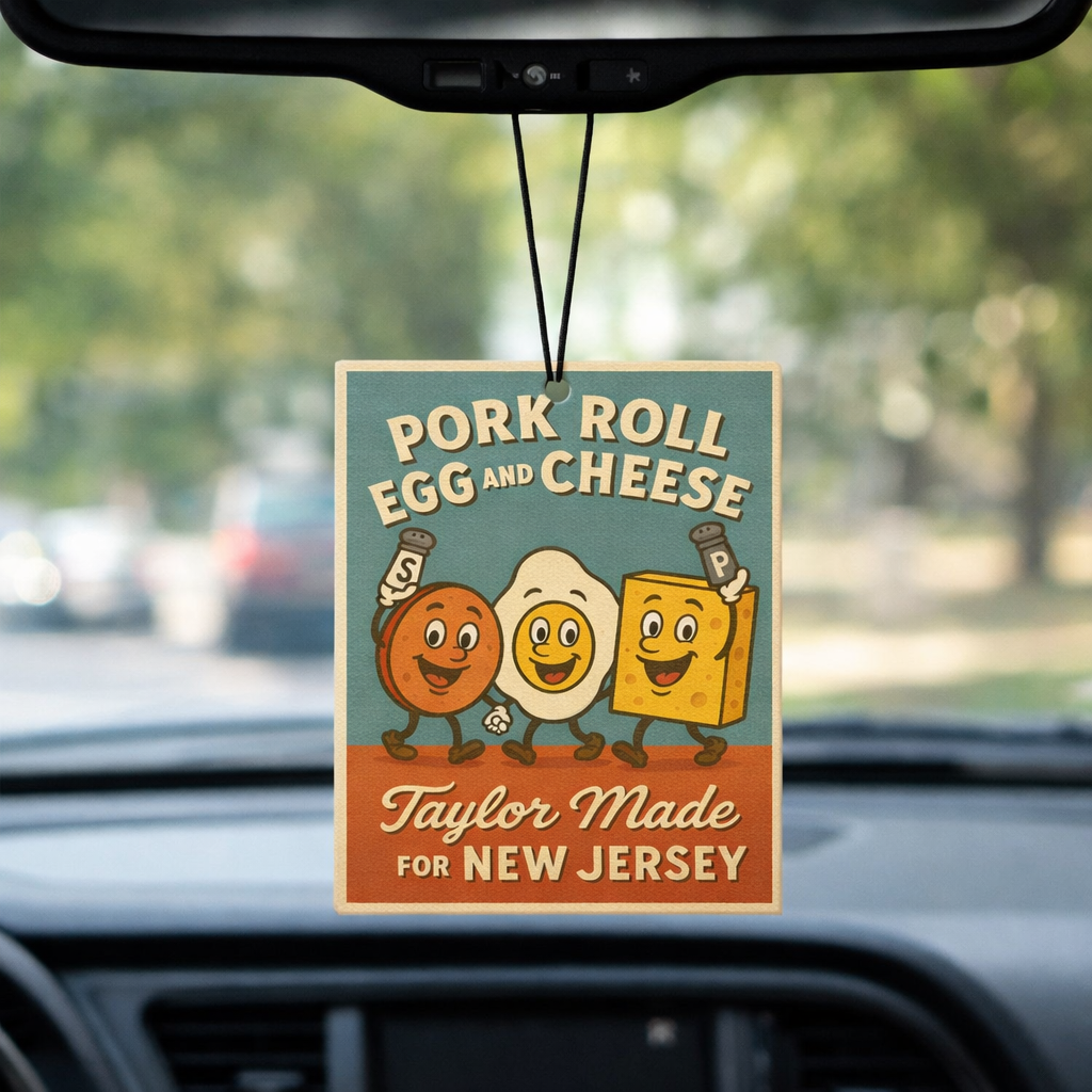 Wholesale ​Pork Roll Egg and Cheese Taylor Made Air Freshener - Shady Front