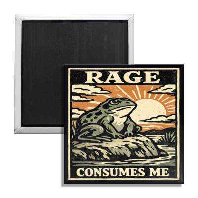 Wholesale ​Rage Consumes Me Fridge Magnet - Shady Front