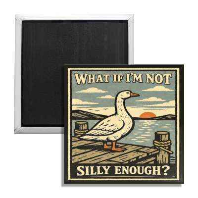 What If I'm Not Silly Enough Fridge Magnet Wholesale Supplier - Shady Front