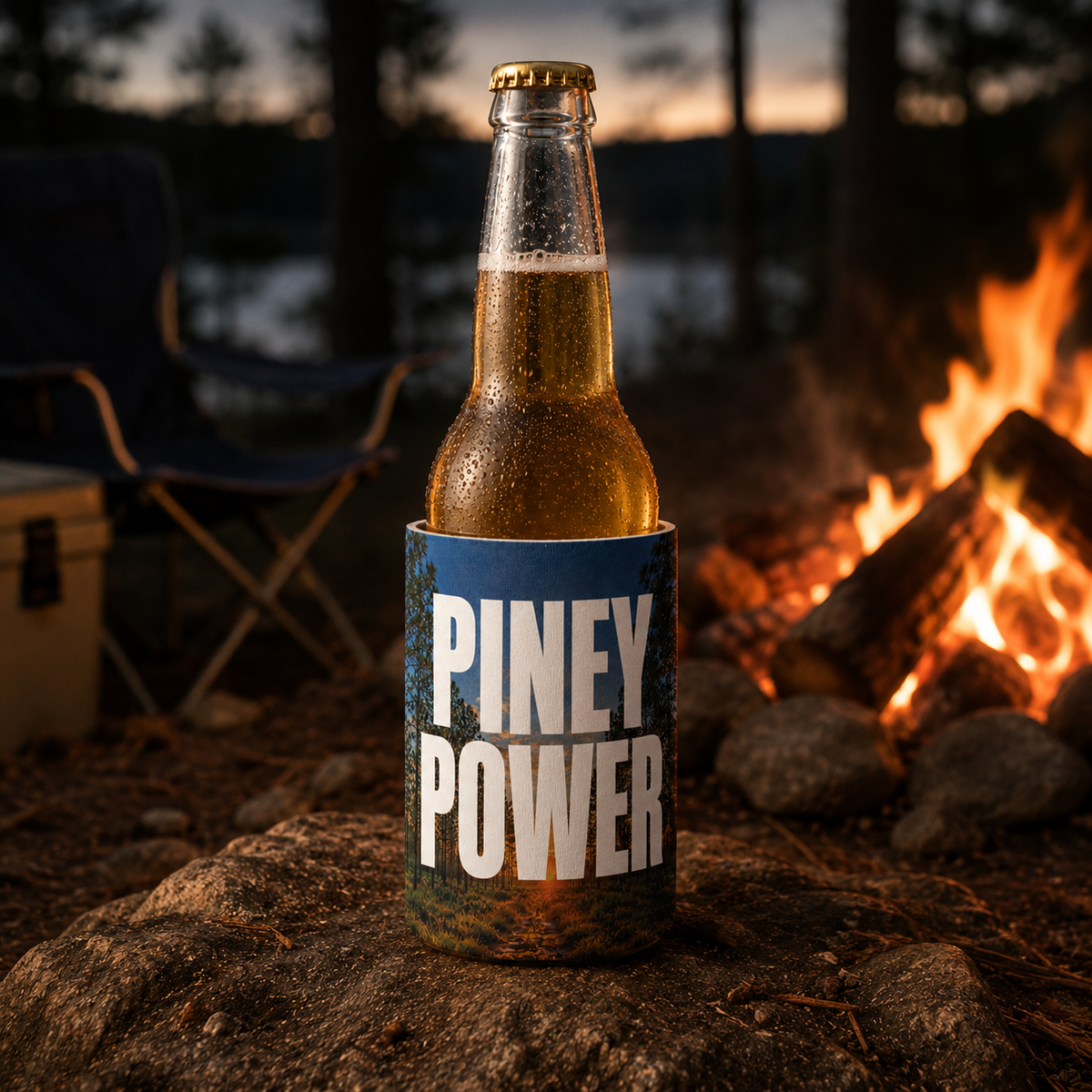 Wholesale ​Piney Power Can Cooler - Shady Front