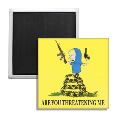 Wholesale ​Beavis "Are You Threatening Me" Fridge Magnet - Shady Front