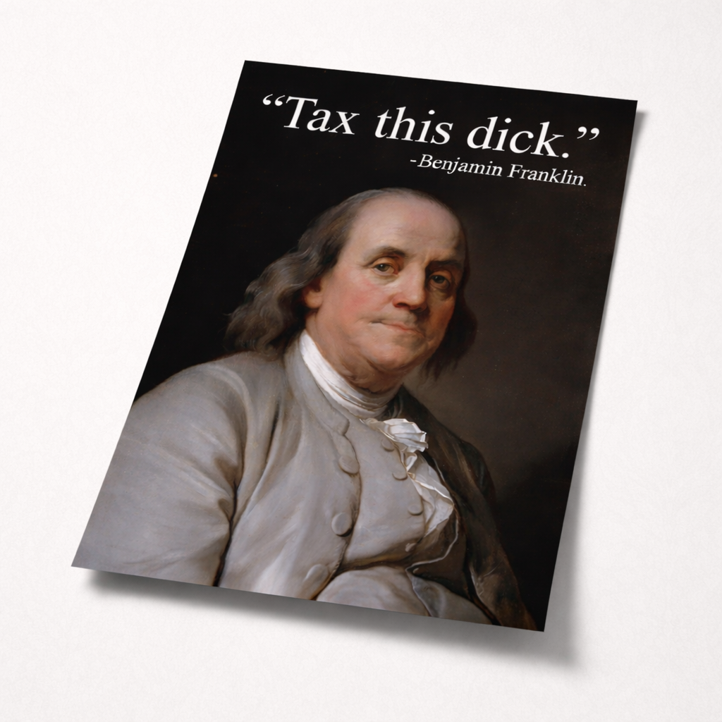 Wholesale ​Tax This D-ck Print - Shady Front