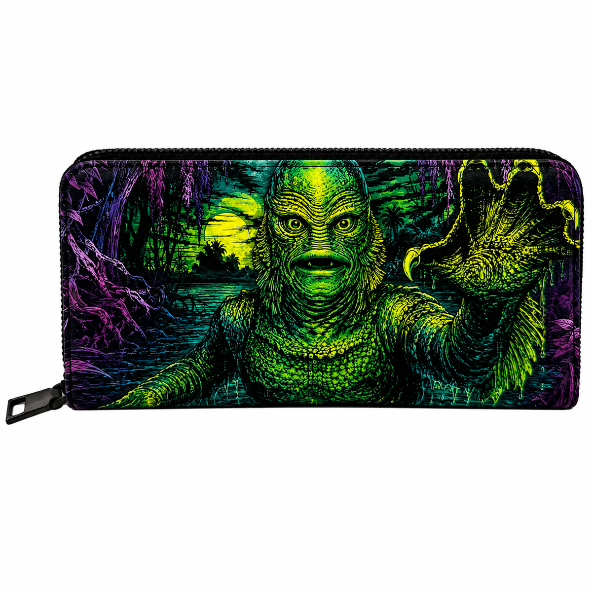 Wholesale ​Creature from the Black Lagoon Clutch Wallet - Shady Front