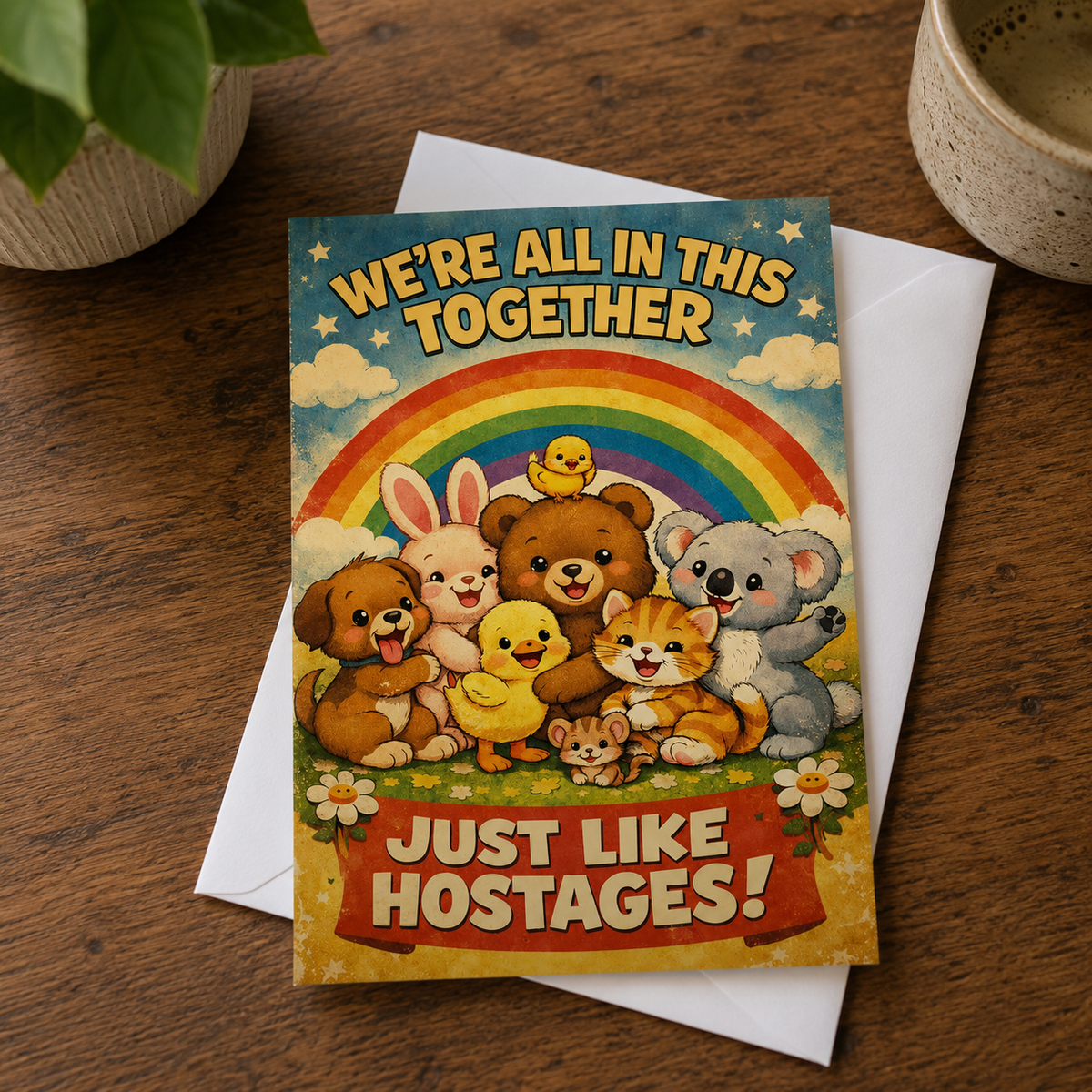 Wholesale ​We're In This Together Like Hostages Card - Shady Front