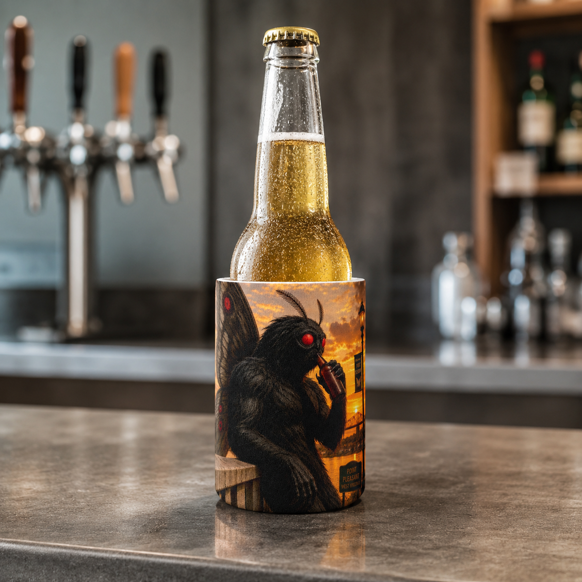 Wholesale ​Mothman Can Cooler - Shady Front