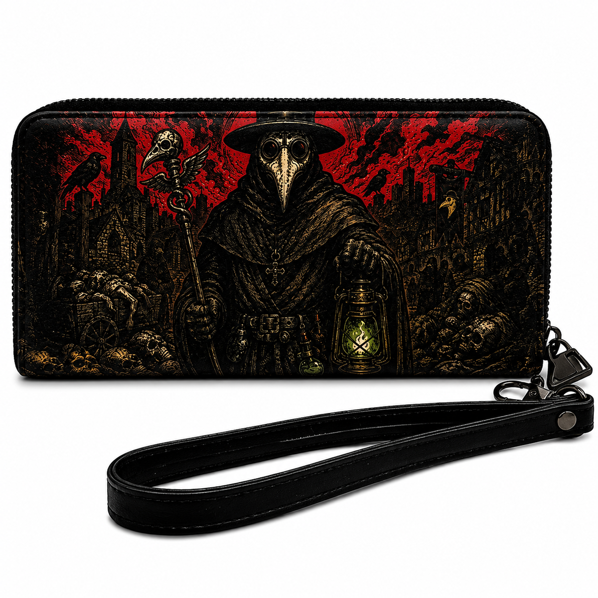 Wholesale ​The Black Lantern Clutch Wallet - Shady Front