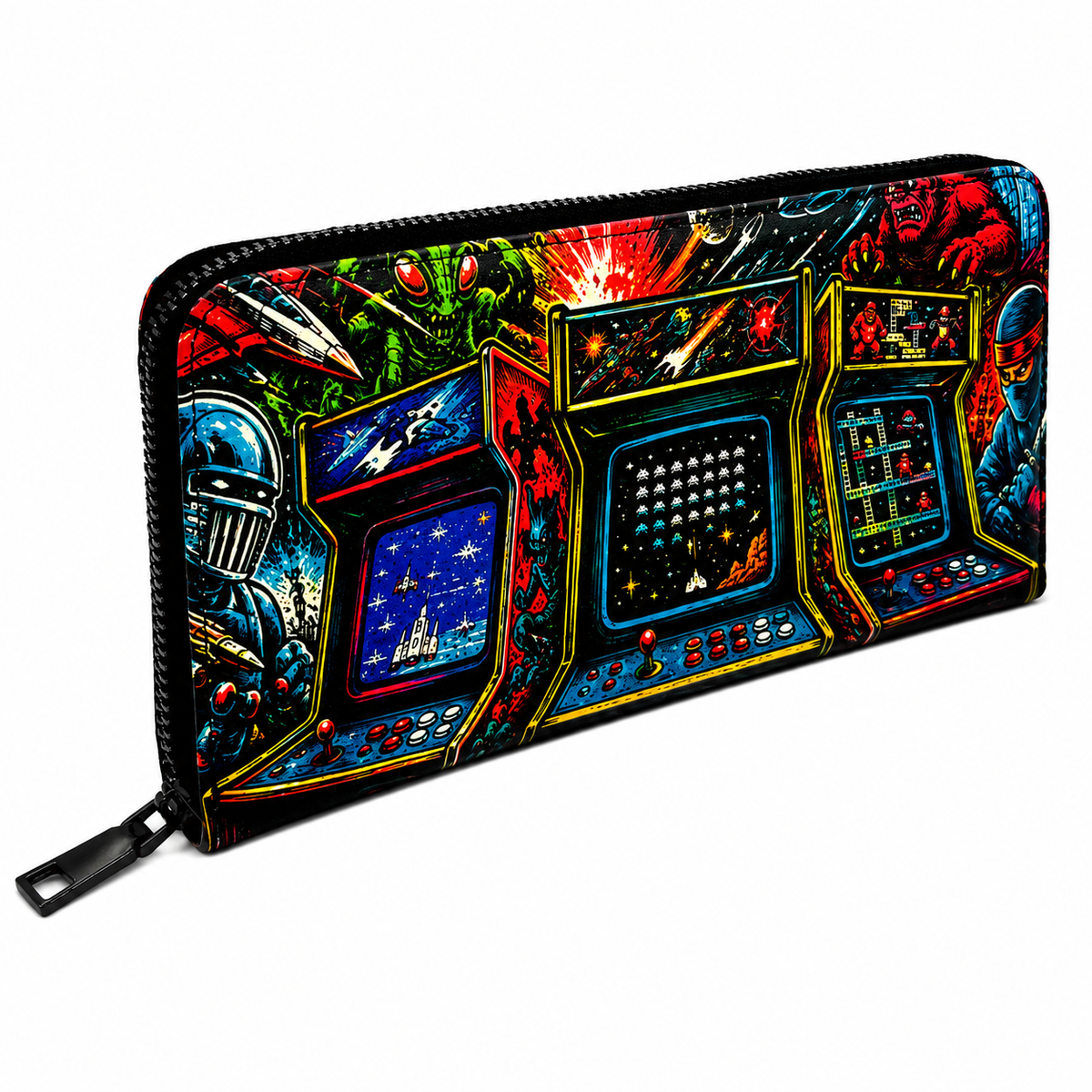Wholesale ​Arcade After Dark Clutch Wallet - Shady Front