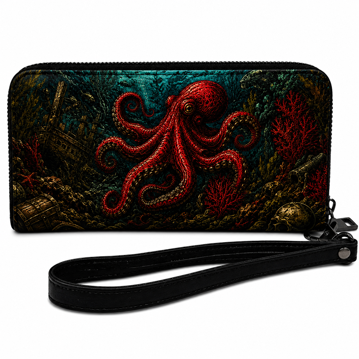 Wholesale ​King of the Deep Clutch Wallet - Shady Front
