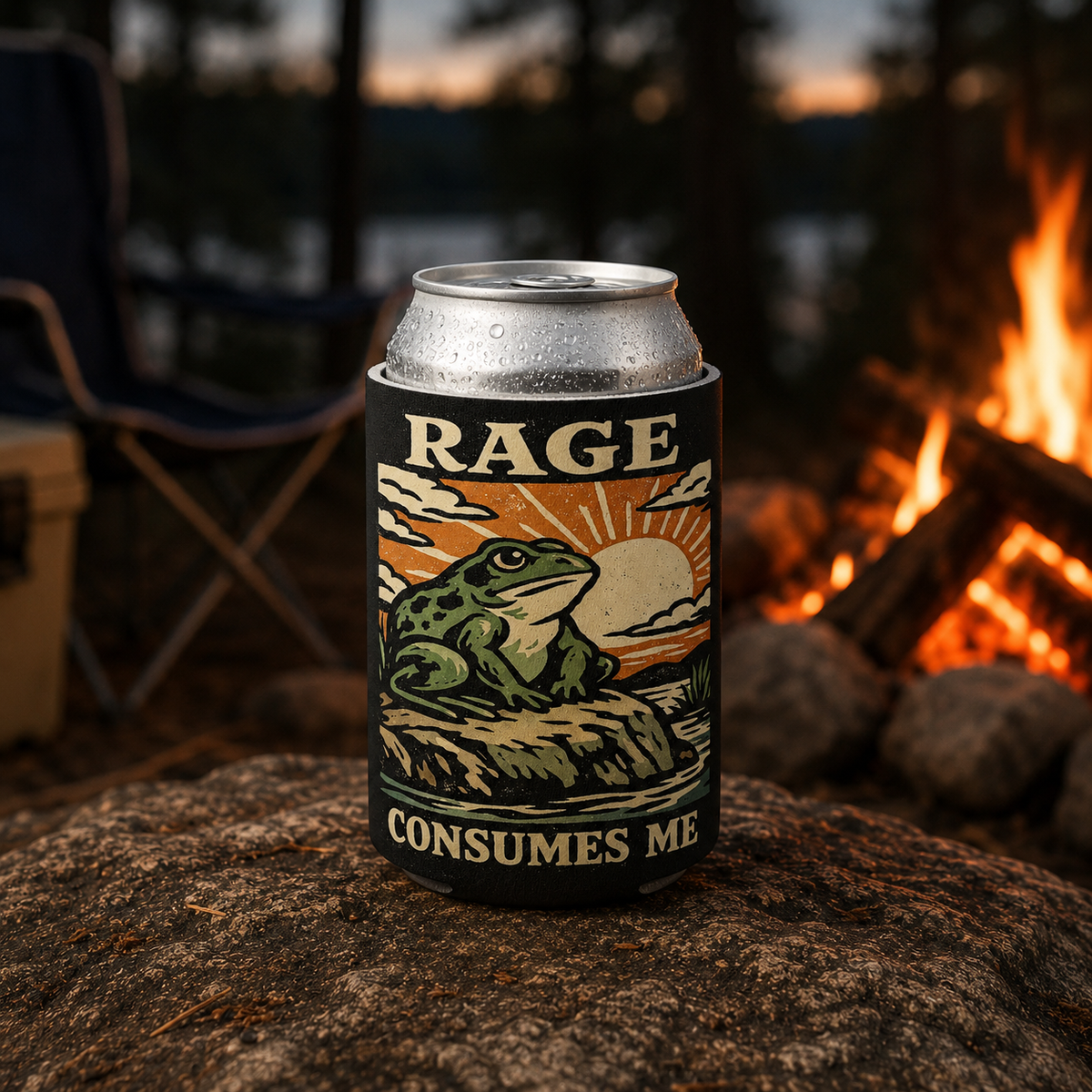 Wholesale ​Rage Consumes Me Can Cooler - Shady Front