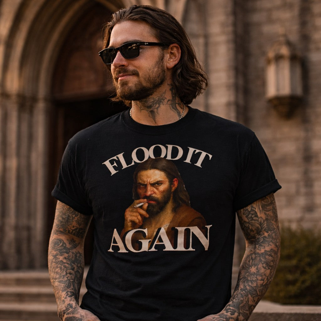 Wholesale ​Flood It Again T-Shirt - Shady Front