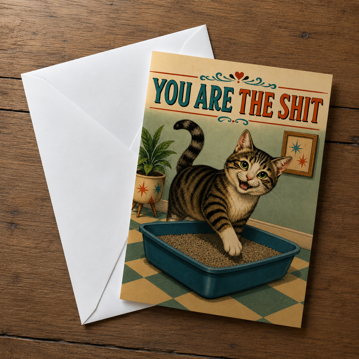 Wholesale ​You Are the Sh-t Greeting Card - Shady Front