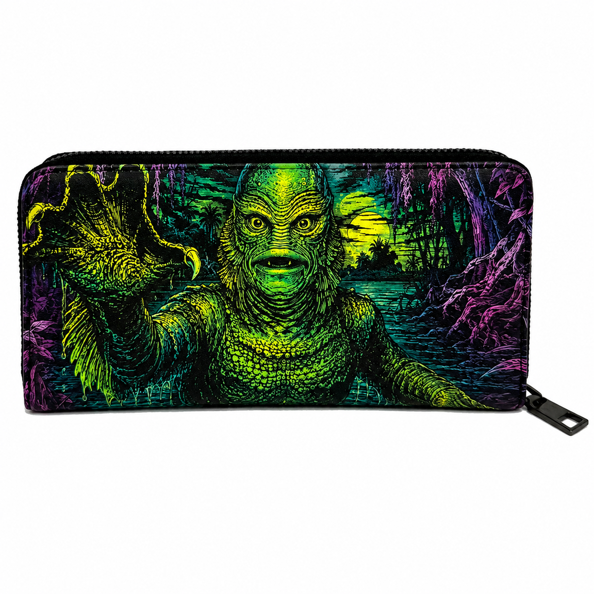 Wholesale ​Creature from the Black Lagoon Clutch Wallet - Shady Front