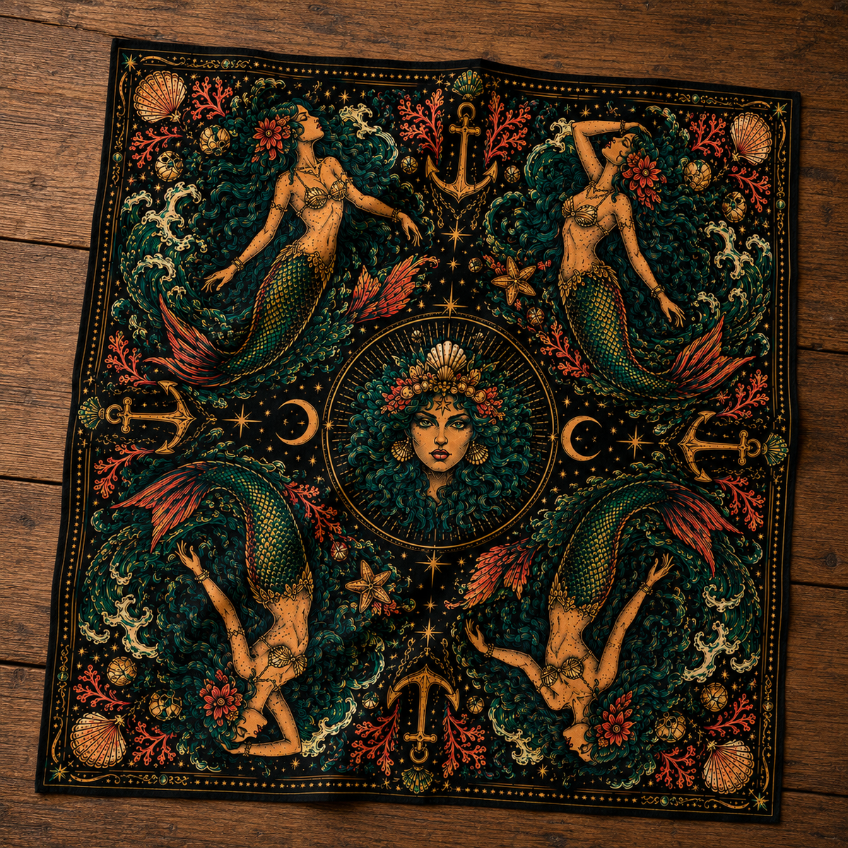 Wholesale ​The Siren's Call Bandana - Shady Front