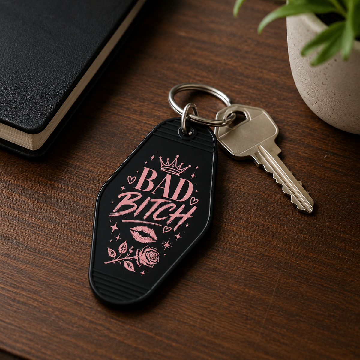 Wholesale ​Bad B-tch Room Keychain - Shady Front