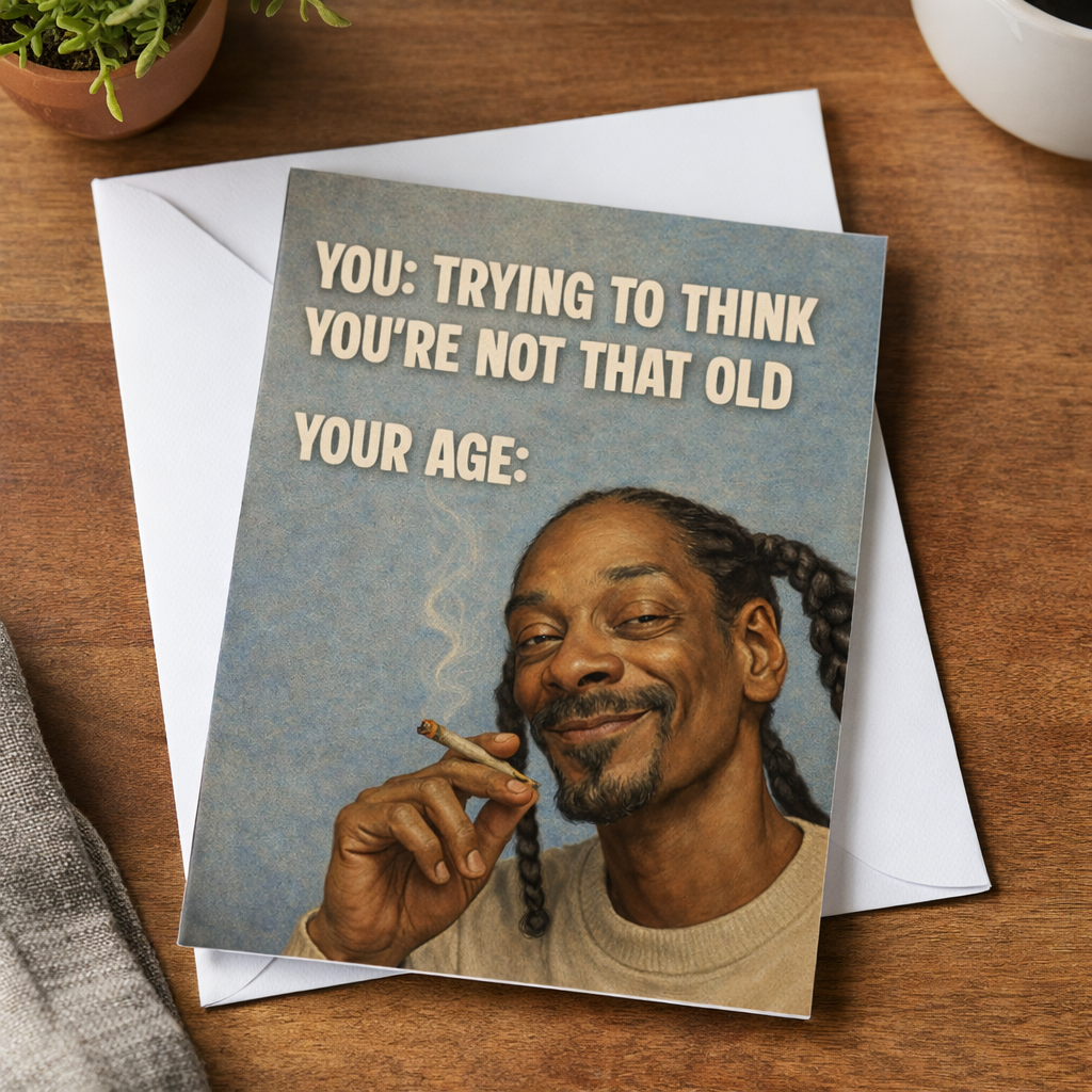 Wholesale ​Your Age is High Birthday Card - Shady Front