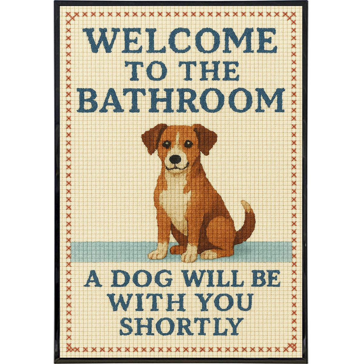 Wholesale ​A Dog Will Be With You Shortly Poster Print - Shady Front