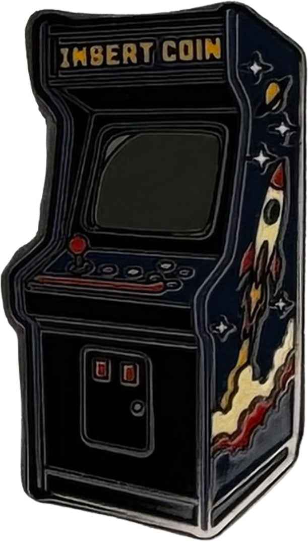 Wholesale ​The Old Arcade Enamel Pin - Shady Front