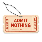 Wholesale ​Admit Nothing Ticket Air Freshener - Shady Front