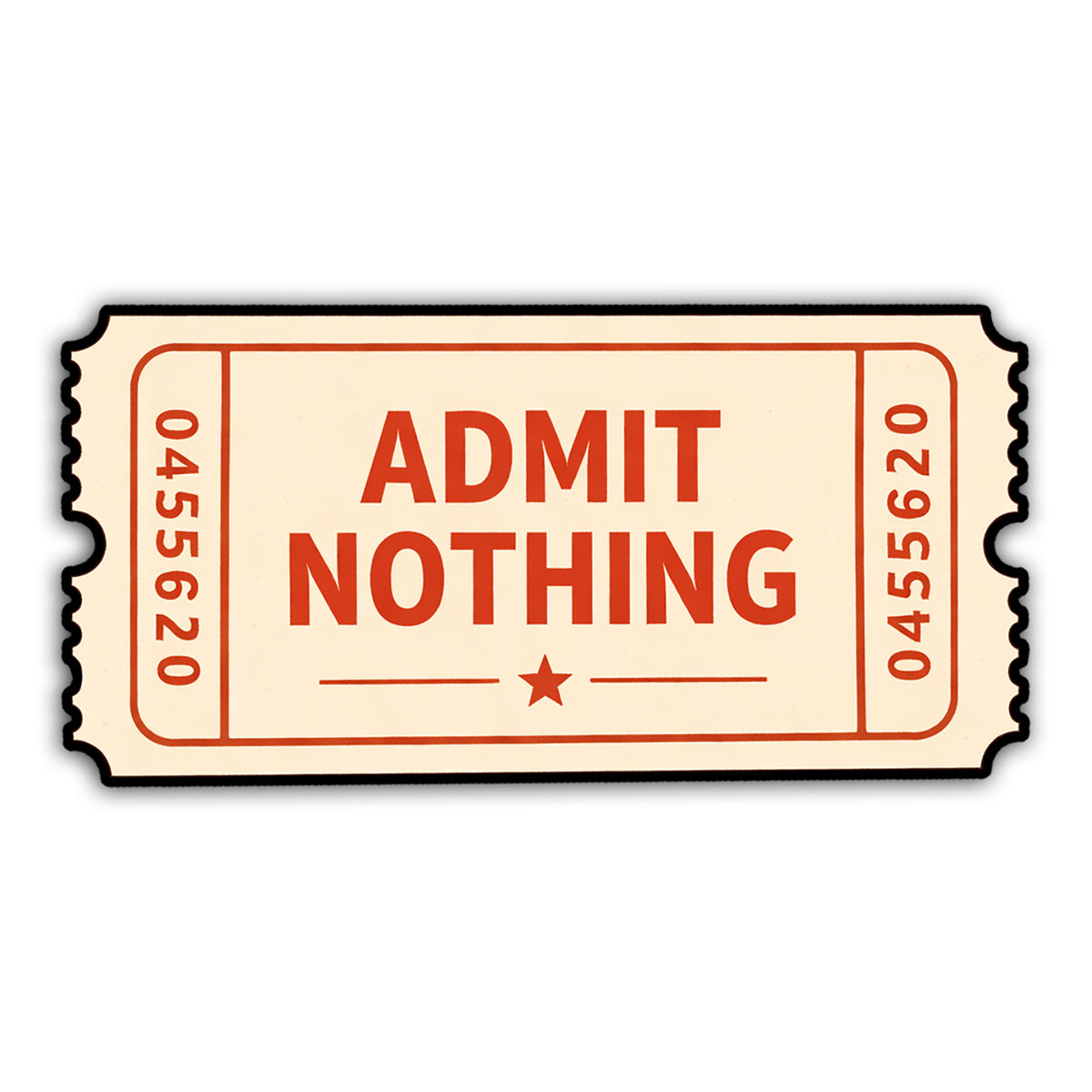 Wholesale ​Admit Nothing Sticker - Shady Front