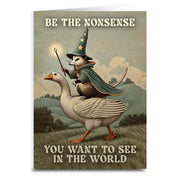 Wholesale ​Be The Nonsense You Want To See In The World Greeting Card - Shady Front