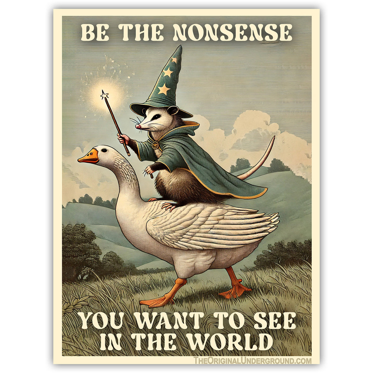 Wholesale ​Be the Nonsense You Want to See In the World Sticker - Shady Front