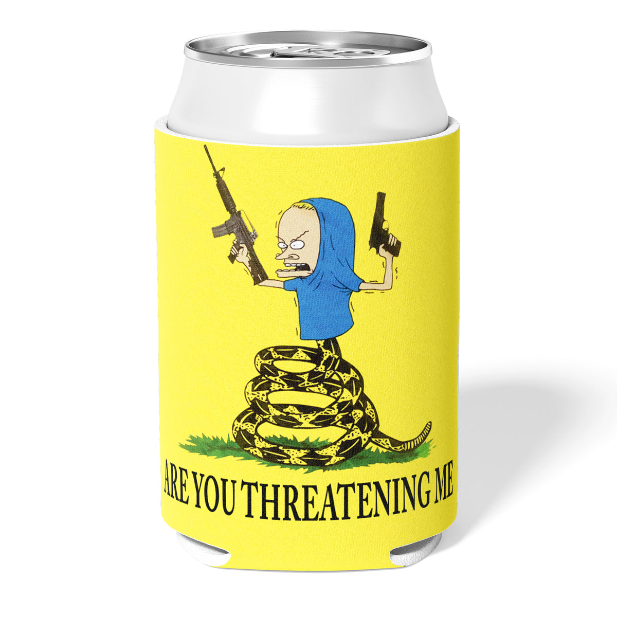 Wholesale ​Beavis "Are You Threatening Me" Can Cooler - Shady Front