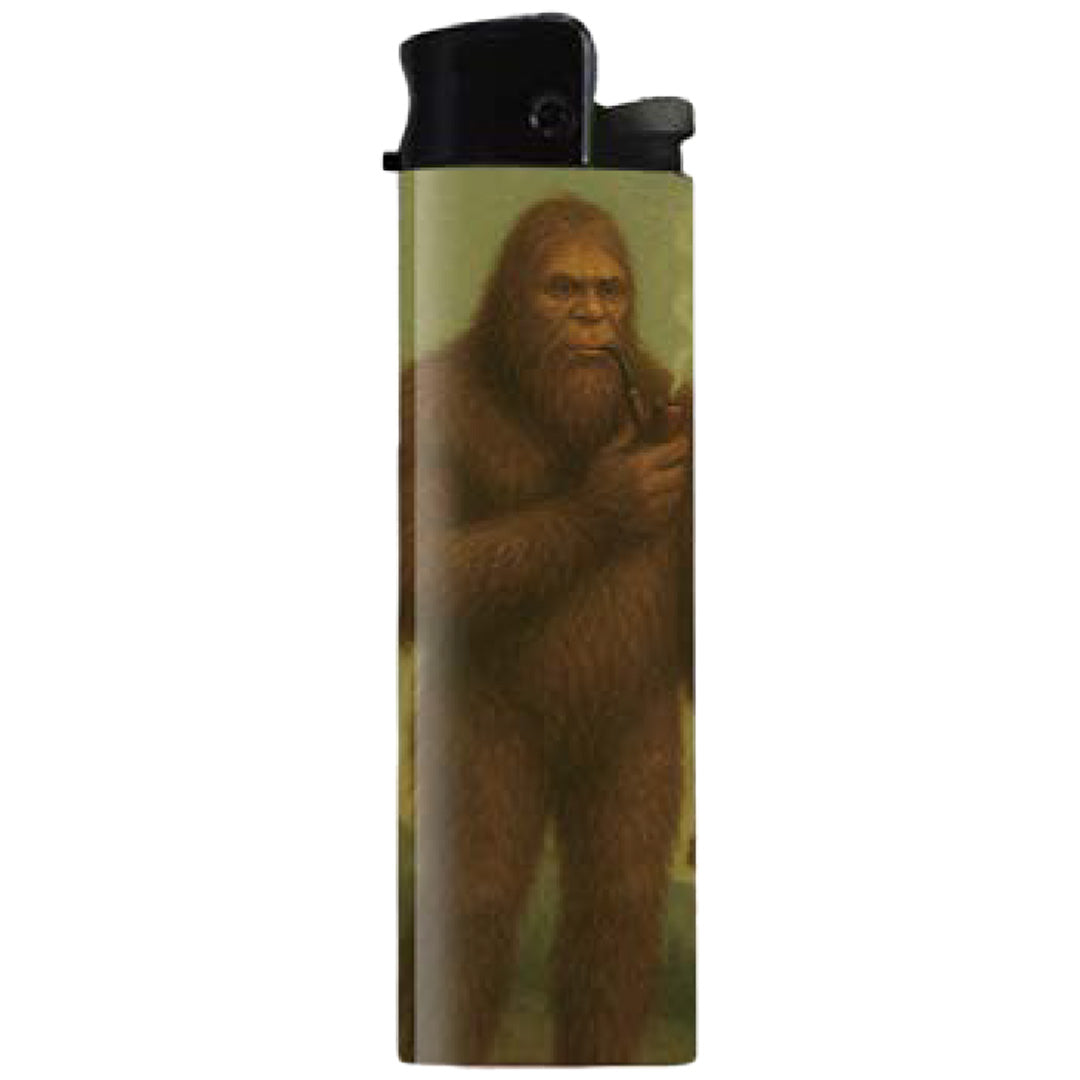 Wholesale ​Bigfoot Smoking a Pipe Lighter - Shady Front