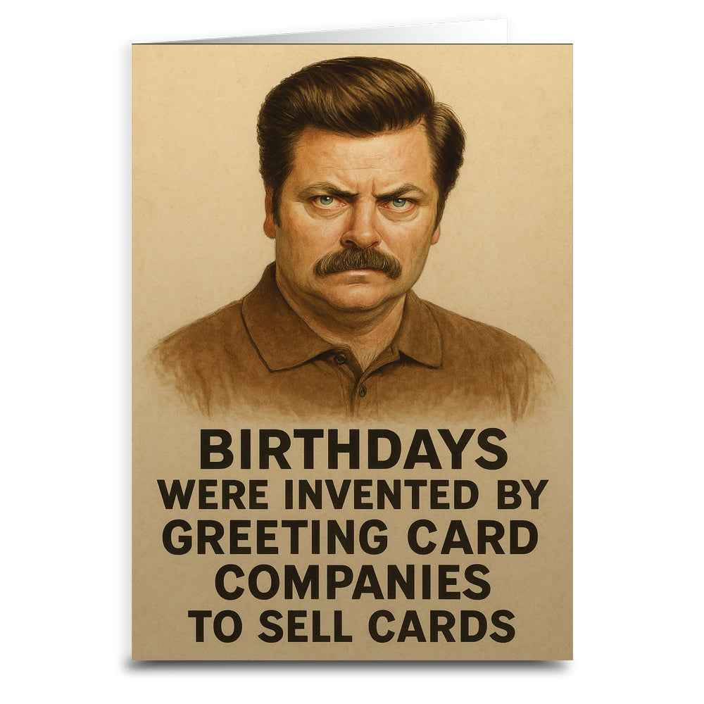 Wholesale ​Birthdays Were Invented by Hallmark Birthday Card - Shady Front