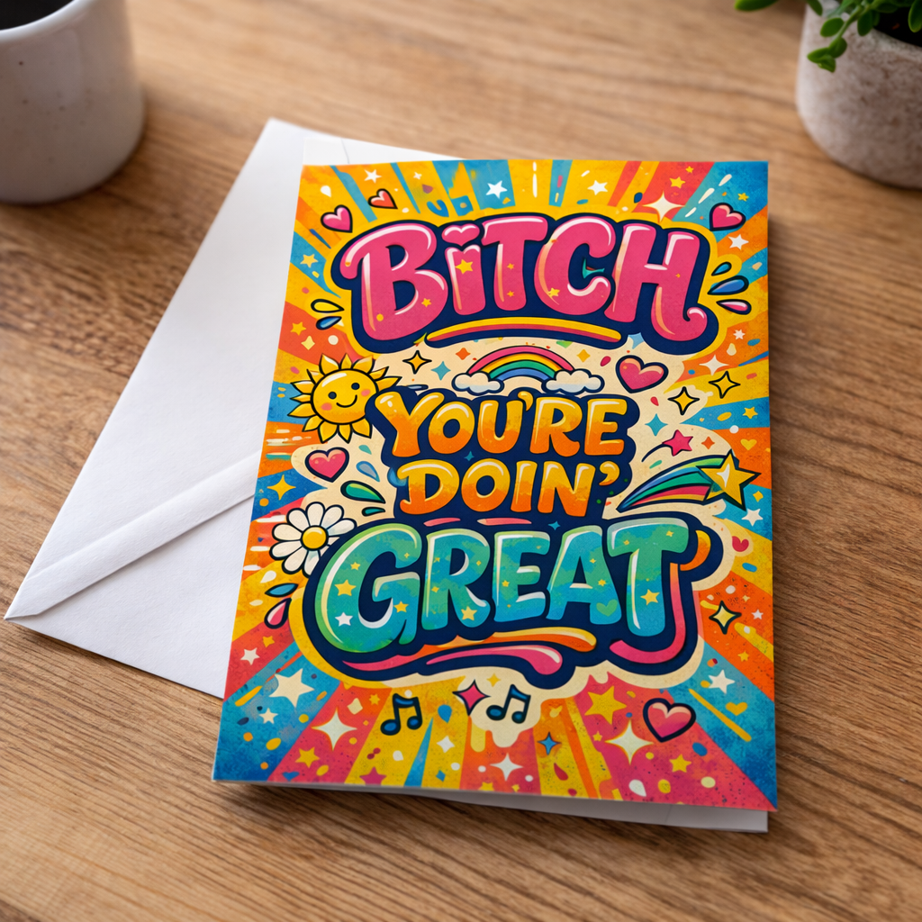 Wholesale ​B - ch You're Doin Great Card - Shady Front