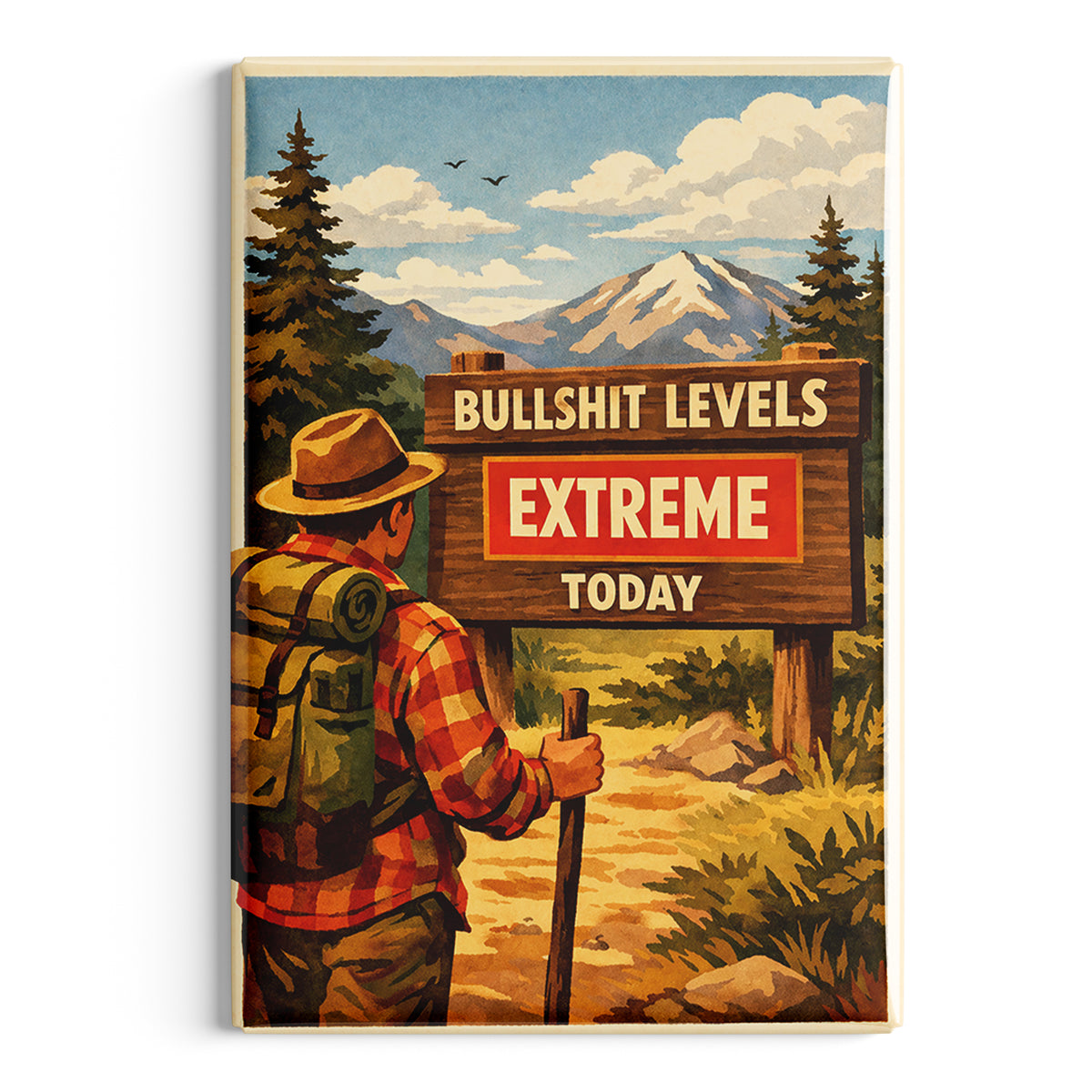 Wholesale Bullsh-t Levels Extreme Fridge Magnet - Shady Front