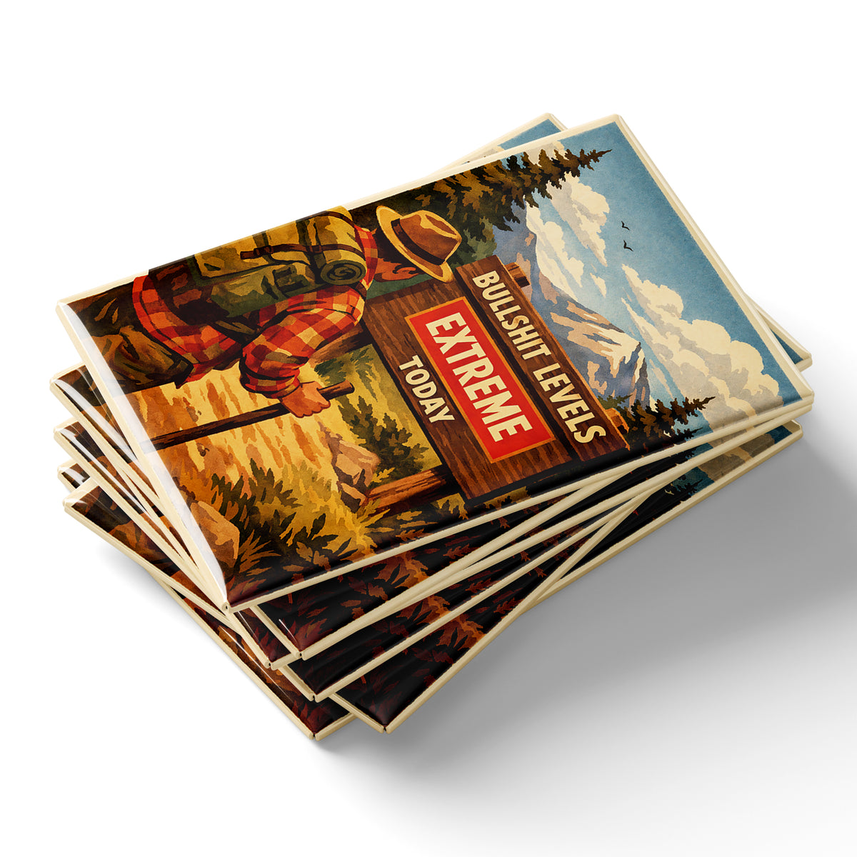 Wholesale Bullsh-t Levels Extreme Fridge Magnets - Shady Front