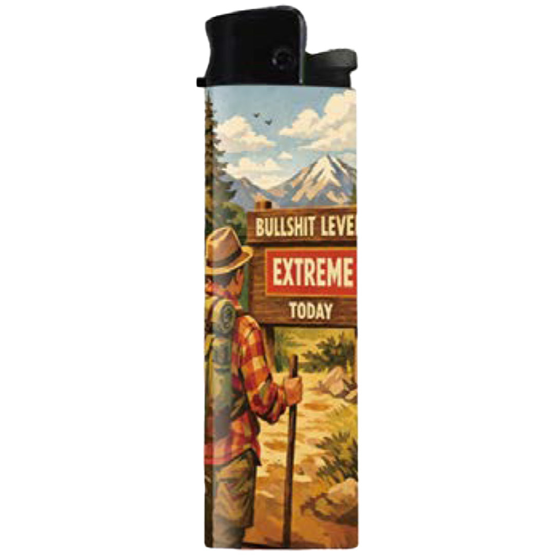 Wholesale ​Bullsh-t Levels Extreme Lighter - Shady Front