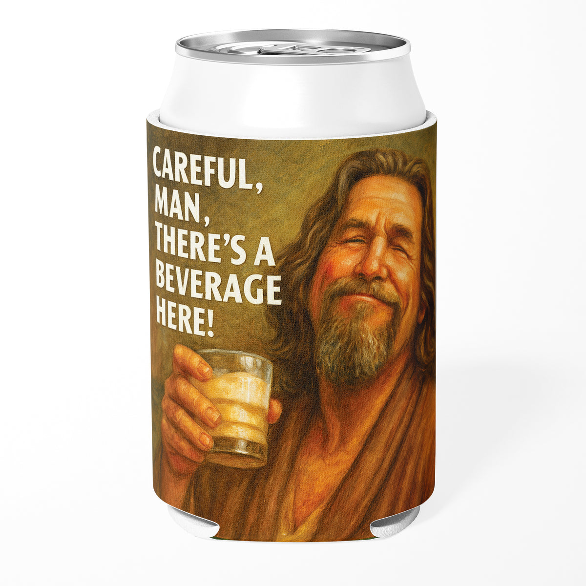 Wholesale ​Careful Man There's a Beverage Here Can Cooler - Shady Front