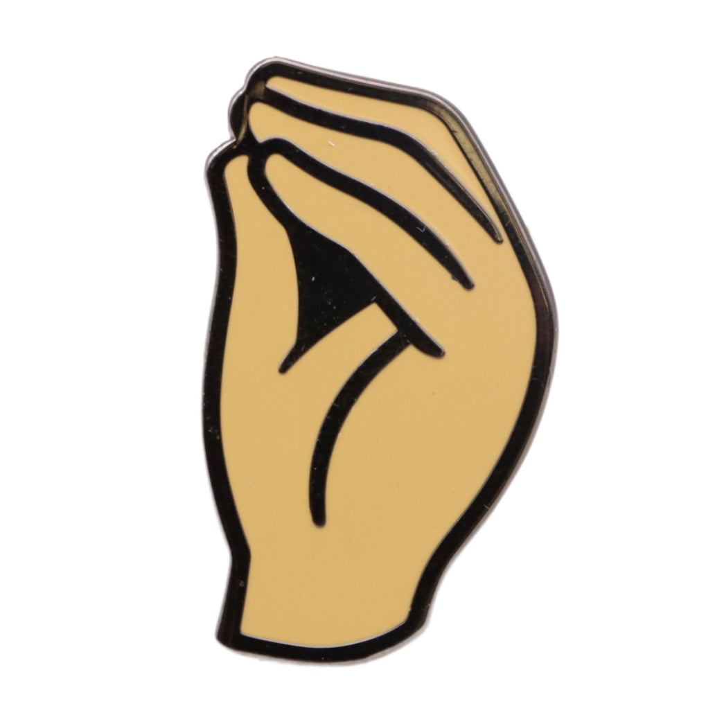 Wholesale ​Che Vuoi "Pinched Fingers" Enamel Pin - Shady Front