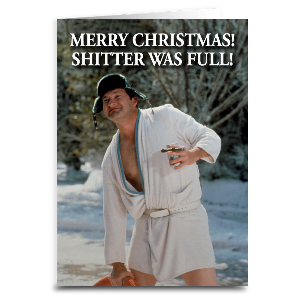 Wholesale ​Merry Christmas Sh-tter Was Full Greeting Card - Shady Front