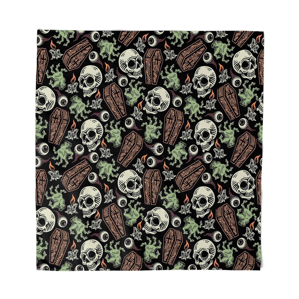 Wholesale ​Coffins and Eyeballs Bandana - Shady Front
