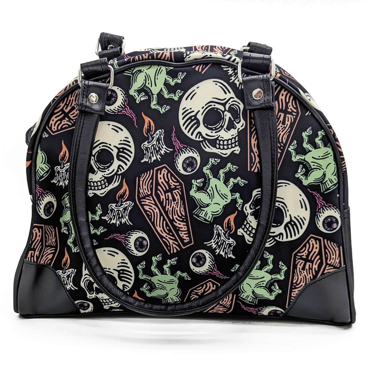 Wholesale ​Coffins and Skulls Purse - Shady Front