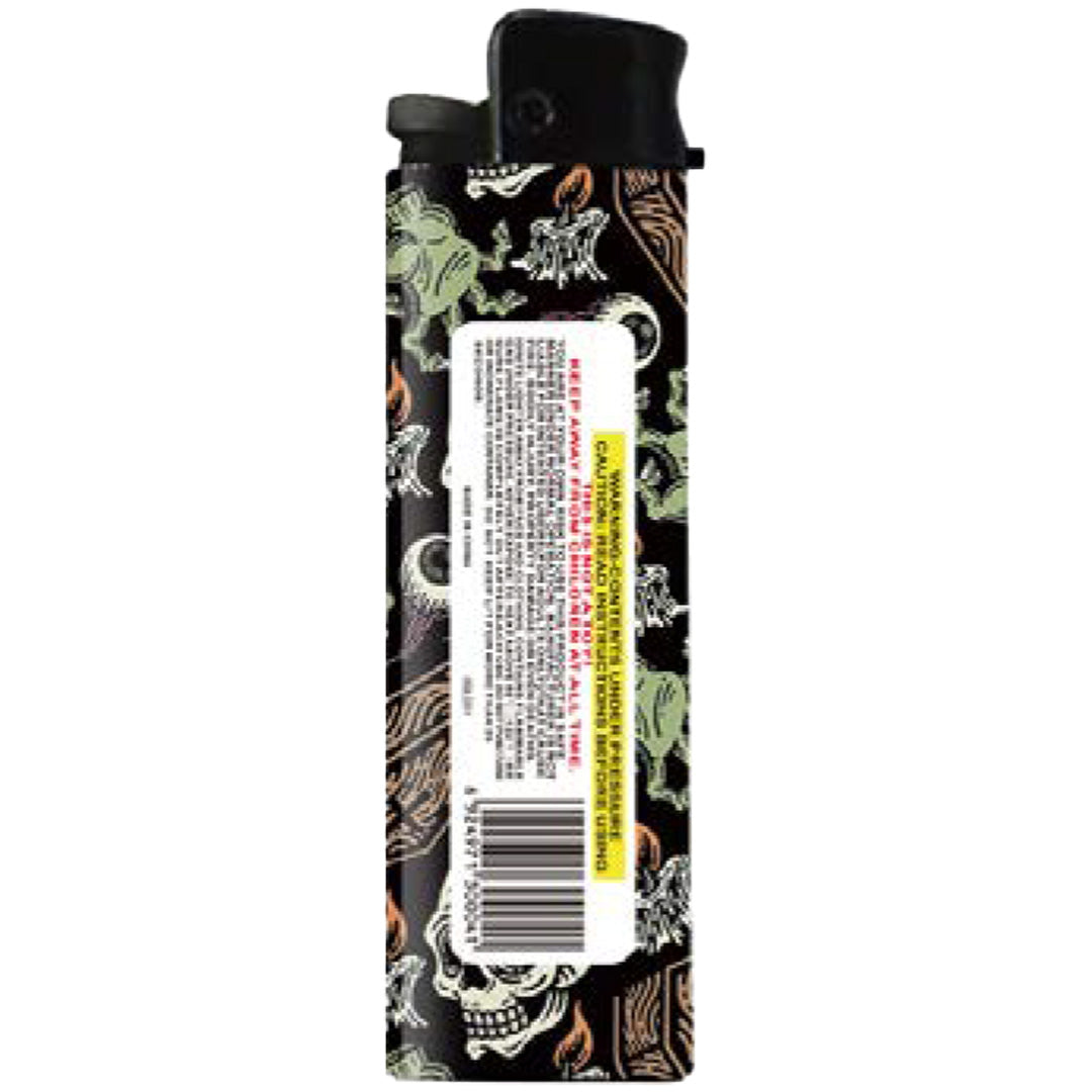 Wholesale ​Coffins and Eyeballs Lighter - Shady Front
