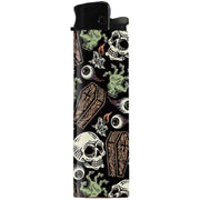 Wholesale ​Coffins and Eyeballs Lighter - Shady Front