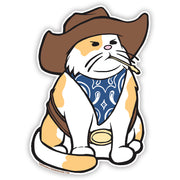 Wholesale ​Cowboy Cat Sticker - Shady Front