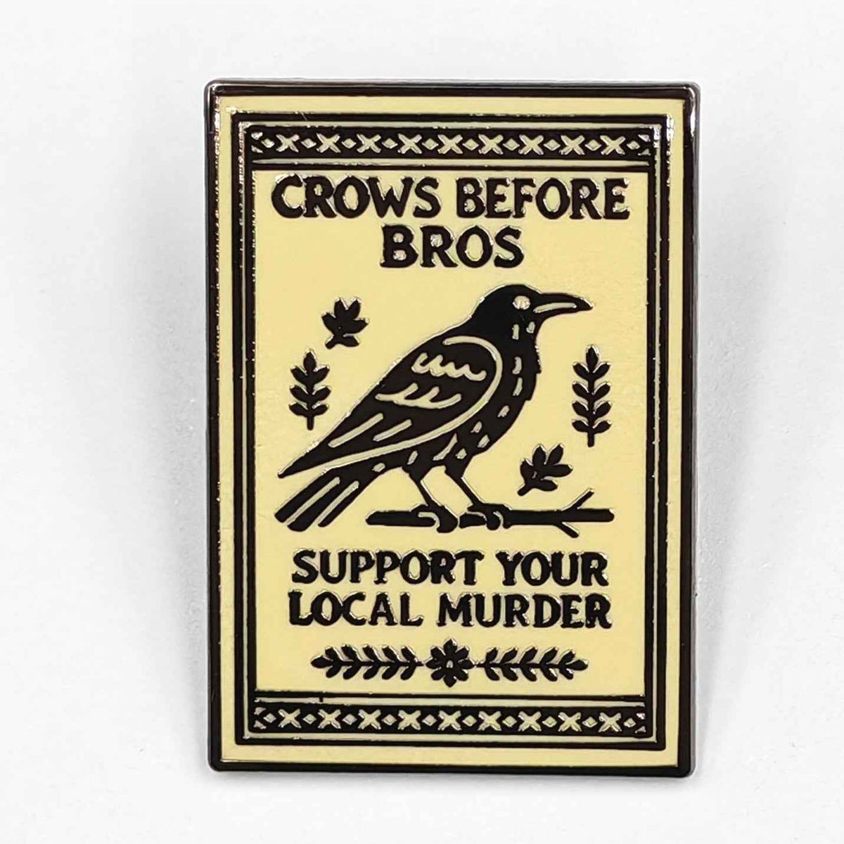 Wholesale ​Crows Before Bros Enamel Pin - Shady Front
